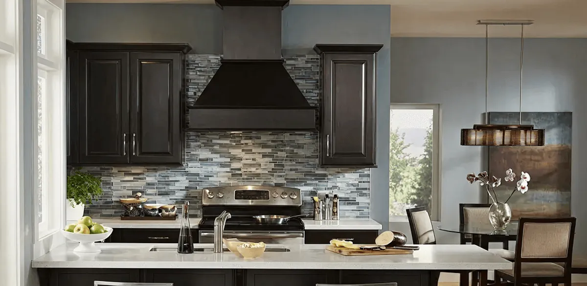 Kitchen cabinet painting and refinishing in a modern kitchen in Albany, NY